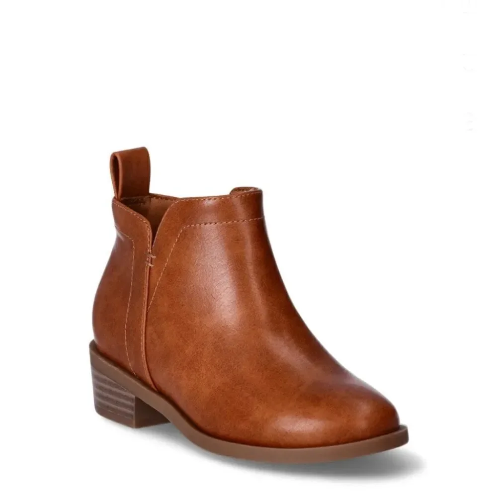 Big Girls Fashion Ankle Booties Boots Shoes Size 6